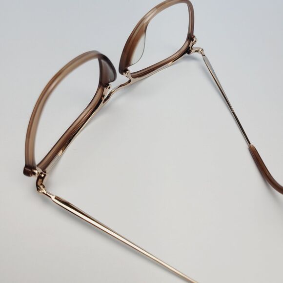 TOD\'S brown gold eyeglasses oversized cut out 2-1.5 ITALY TO138 52-17 140 N22 main image 4